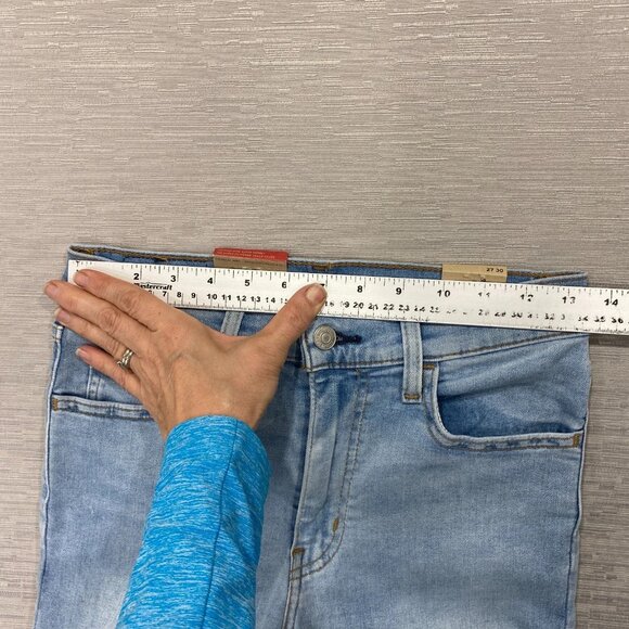 Levi's 720 Jeans Womens 27 x 30 High Rise Super Skinny Light Wash Stretch Denim - Picture 8 of 15